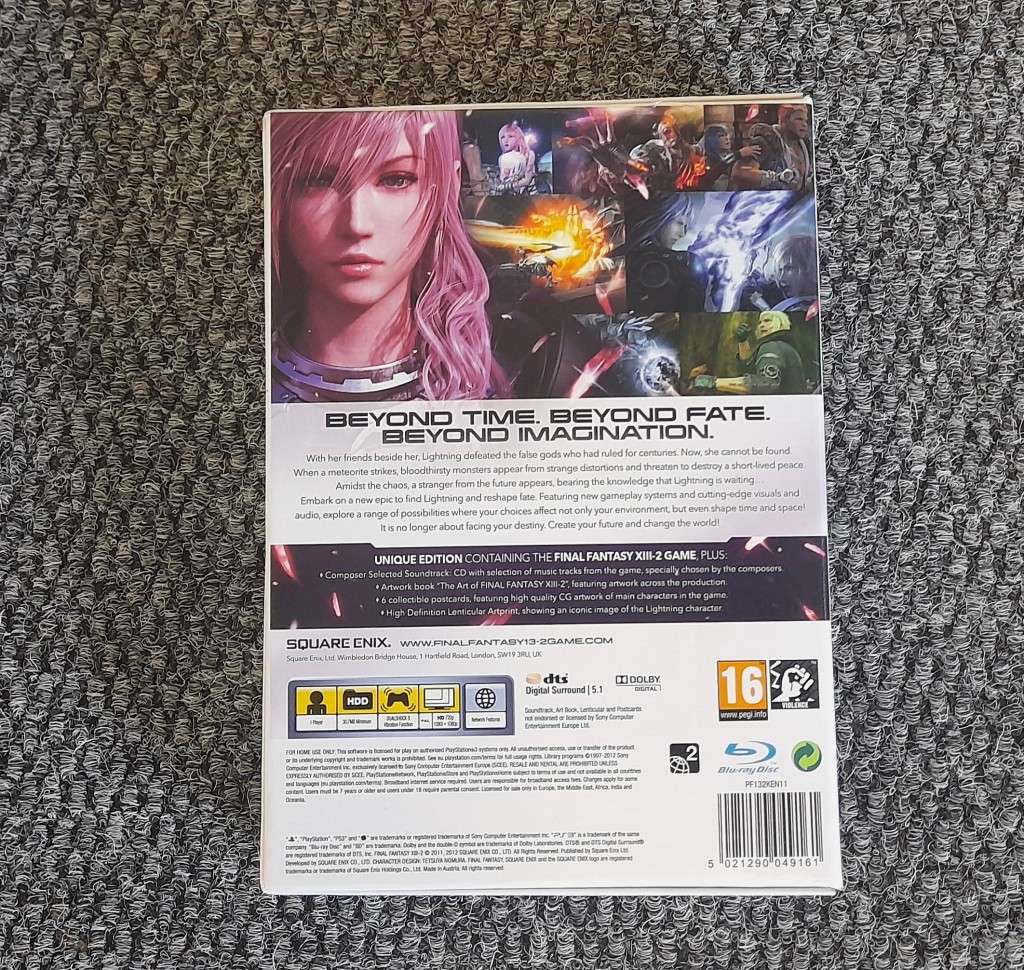 FINAL FANTASY XIII-2 LIMITED COLLECTORS EDITION   (PS3)  -  Good condition !! - SAME DAY SHIPPING