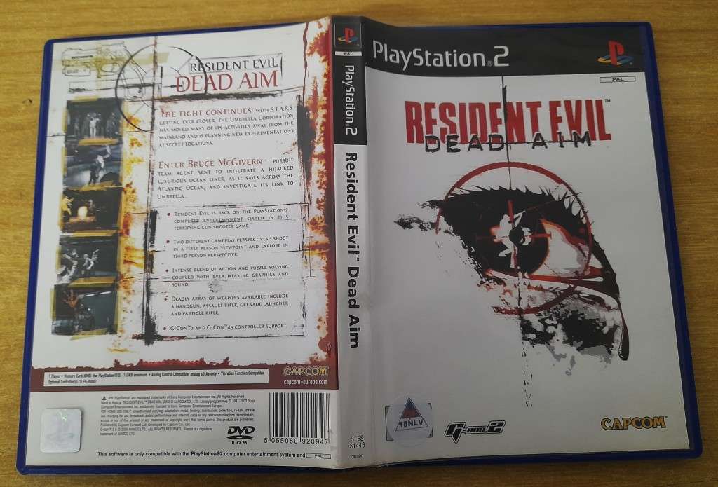 RESIDENT EVIL DEAD AIM    ( PS2 )   -    Good condition !!!   -  SAME DAY SHIPPING  !!!