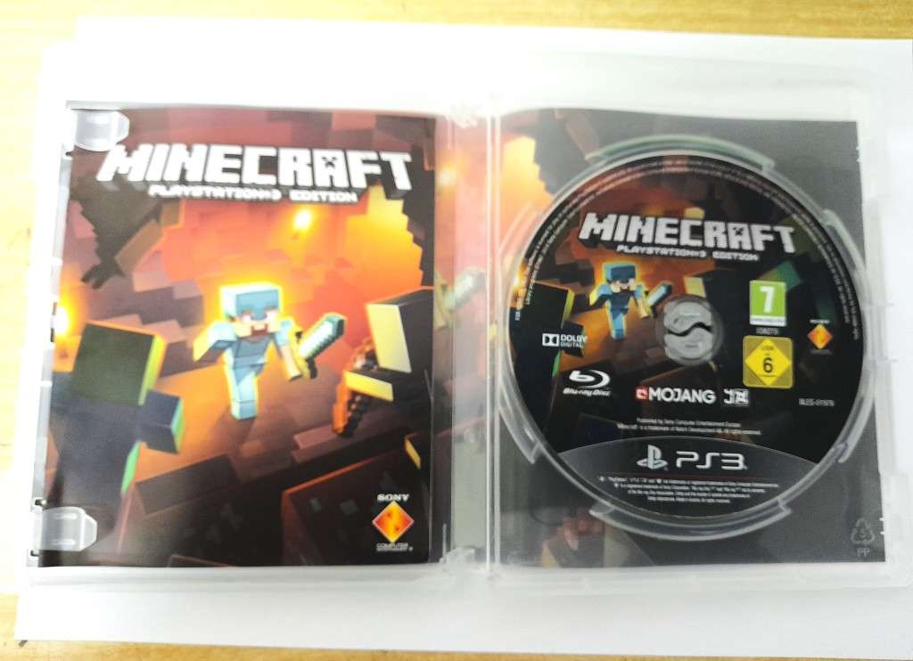 MINECRAFT PLAYSTATION 3 EDITION (PS3)  -   USED   -  SAME DAY SHIPPING !!!
