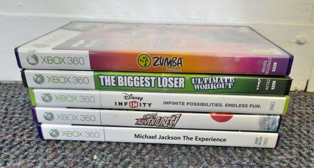 XBOX 360 ASSORTED 5 X GAMES BUNDLE   -    Good condition !!! - SAME DAY SHIPPING !!! - DEAL 015