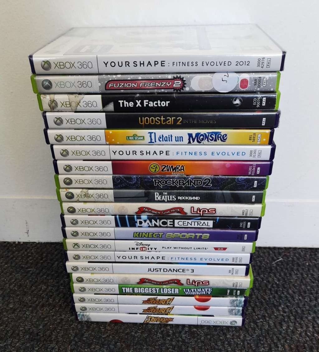 XBOX 360  ASSORTED 20 X  GAME BUNDLE ( XBOX 360)  -  Good condition  -  SAME DAY SHIPPING - DEAL 018