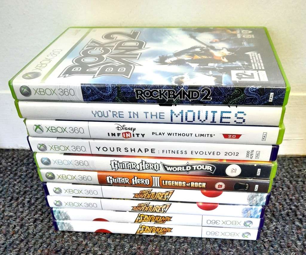 XBOX 360  MIX 10 X  GAME COMBO ( XBOX 360)  -  Good condition  -  SAME DAY SHIPPING - DEAL 031