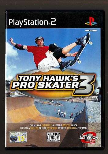 Tony Hawk's Pro Skater 3  PS2 PLAYSTATION 2 game Excellent condition  bid to win!!