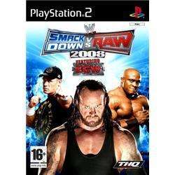 WWE SmackDown Vs RAW 2008  PS2 PLAYSTATION 2 game Excellent condition  bid to win!!
