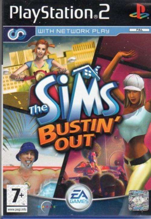 The Sims - Bustin' Out   PS2 PLAYSTATION 2 game Excellent condition  bid to win!!