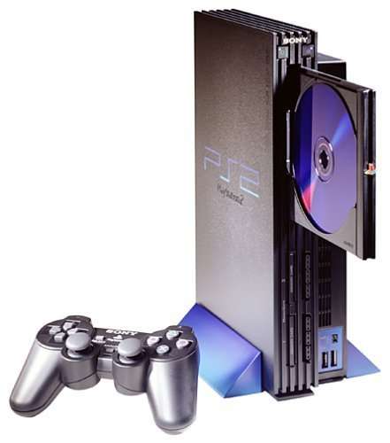 BLACK SONY PLAYSTATION 2 PS2 CONSOLE + 1 CONTROLER +  1 FREE GAME !!!  CRAZY DEAL!!