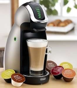 DeLonghi Genio Nescafe Dolce Gusto Coffee Machine - Silver
