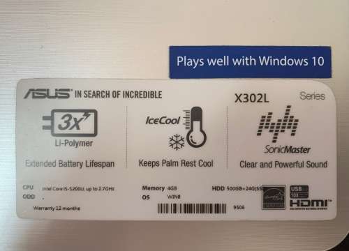 Asus i5 Laptop/Notebook 13 inch