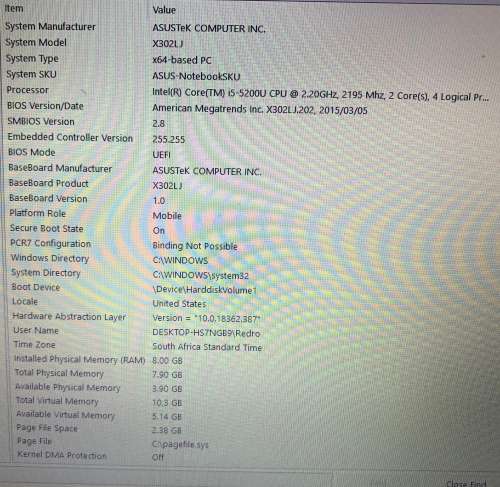 Asus i5 Laptop/Notebook 13 inch