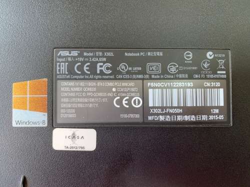 Asus i5 Laptop/Notebook 13 inch