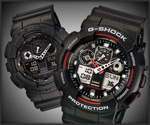 Casio G-Shock GA-100 Mens Sport Watch