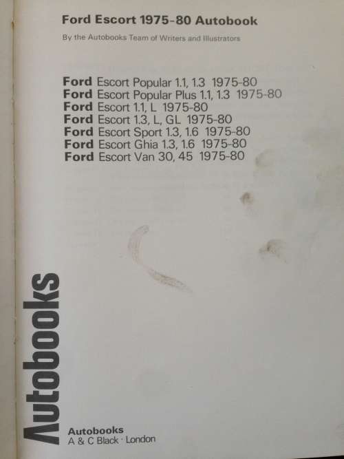 Ford Escort 1975 to 1980