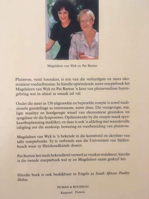 Suid Afrikaanse PLUIMVEE DISSE. M. van Wyk - P. Barton  R40