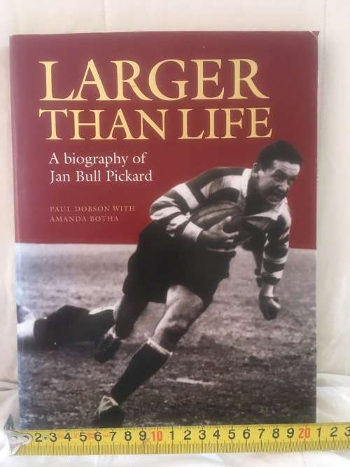 LARGER THEN LIFE. A biography of Jan Bull Pickard. R120.