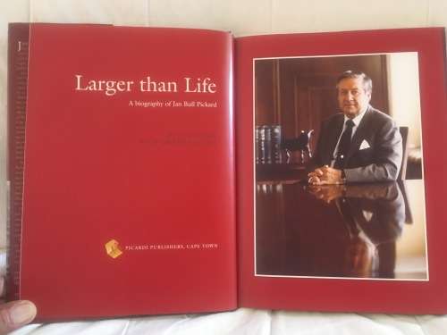 LARGER THEN LIFE. A biography of Jan Bull Pickard. R120.