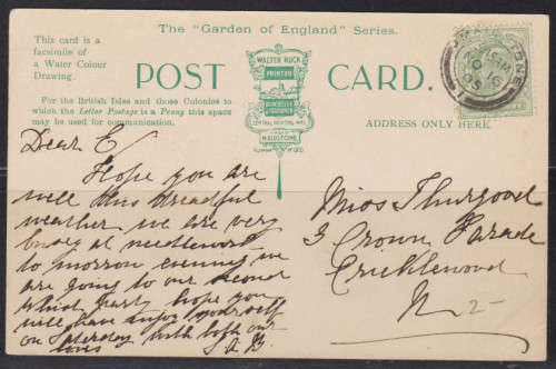 Great Britain Post Card 1905