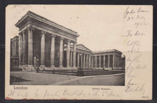 Great Britain Post Card 1902 - Great cancels