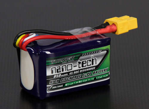 Turnigy Nano-Tech 850mah 4S 45-90C