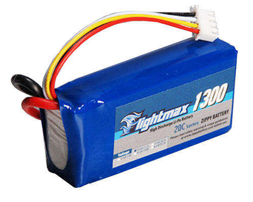 1300mAh 3S 20C Lipo Pack