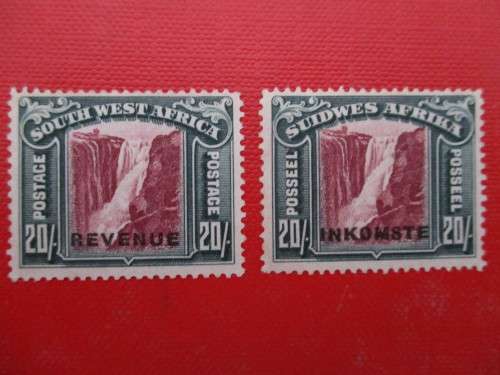 SWA REVENUE/INKOMSTE 1931 20s x 2MNH