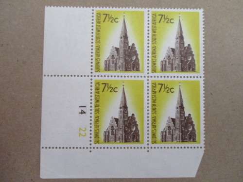 SWA SACC 207 Control block of 4 MNH