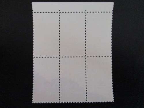 SACC 224a BLOCK OF 6 REVERSED WM + CROSS TOUCHING SYMBOL VARIETY MNH