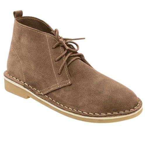 Hunter Vellie Safari Shoe- Taupe Veldskoen