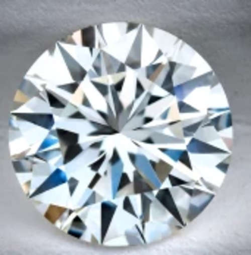 HAND CUT BRILLIANT - 0.85Ct. (5 mm) Round Brilliant Cut Diamond Simulate