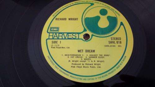 Richard Wright (Pink Floyd) - Wet Dream - Vinyl record - Harvest/EMI - 1978 - UK press -VG+