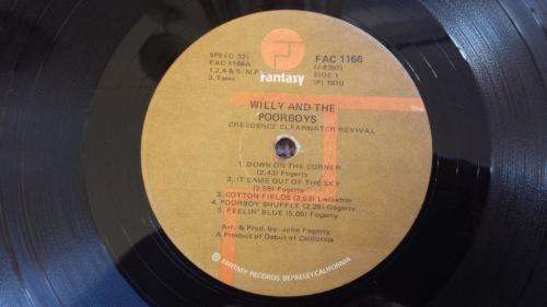 Creedence Clearwater Revival - Willy and the Poor Boys - Vinyl LP record - Fantasy Records - 1970