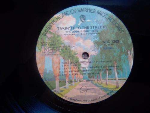 The Doobie Brothers - Takin' It To The Streets - Vinyl LP record - 1976 - VG