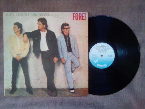 Huey Lewis and the News - FORE - Vinyl LP record - Chrysalis Records - 1986 - EX