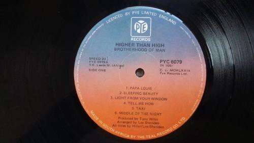 Brotherhood Of Man - Higher Than High - Vinyl LP record - PYE Records - 1979 - EX
