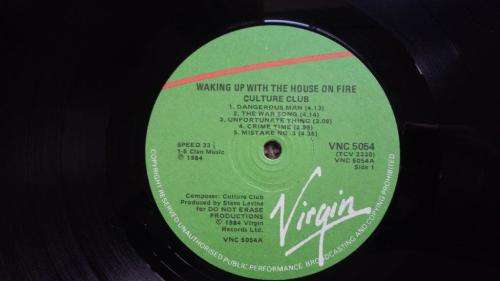 Culture Club - Waking Up With The House On Fire - Vinyl LP record - Virgin Records - 1984 - EX