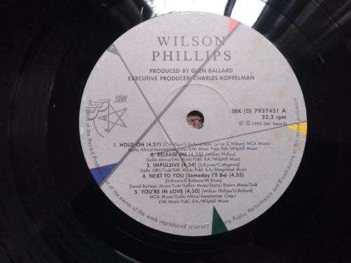 Wilson Phillips - Wilson Phillips - Vinyl LP record - SBK - 1990 - EX