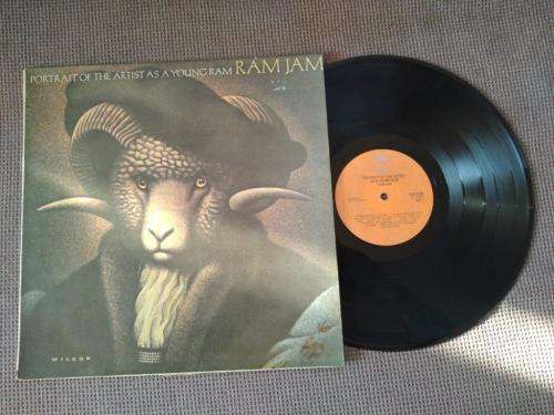 RAM JAM - Portrait of the Artist as a Young Ram - RARE Vinyl LP record - Epic - 1978 - VG+