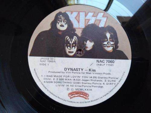 KISS - Dynasty - Vinyl LP record - Casablanca Records - 1974 - VG