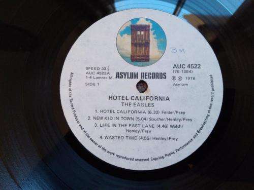 The Eagles - Hotel California - Vinyl LP record - Asylum - 1976 - EX