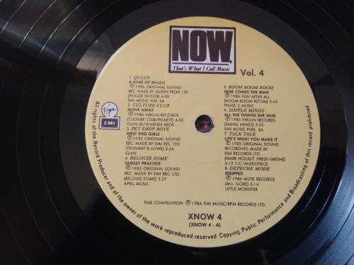 NOW - That's What I call Music - Vol 4 - Vinyl LP record - 1986 - EMI - VG+
