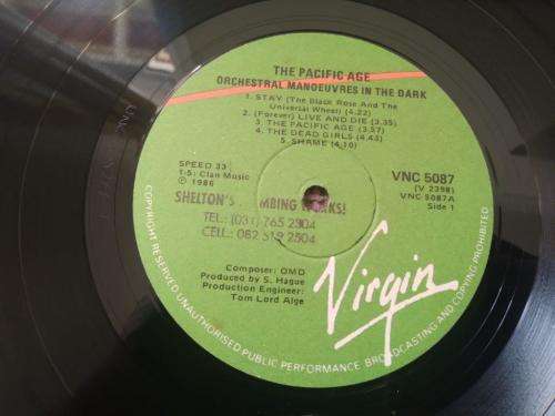 OMD - The Pacific Age - Vinyl LP record - Virgin Records - 1986 - EX