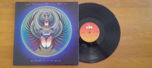 Journey - Captured - Double Vinyl P record - CBS - 1981 - With Poster - EX