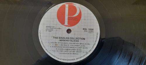 Modern Talking - The Singles Collection - Vinyl LP record - POSTER - Principal Records - 1987 - EX