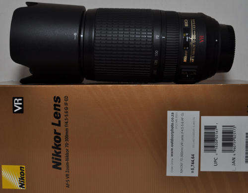 Nikon 70-300mm AFS-VR f4.5-5.6G IF-ED Zoom Lens