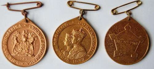 THREE SOUTH AFRICAN MEDALLIONS