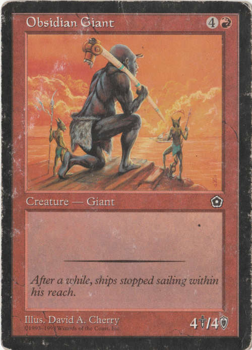 Magic the Gathering - Obsidian Giant