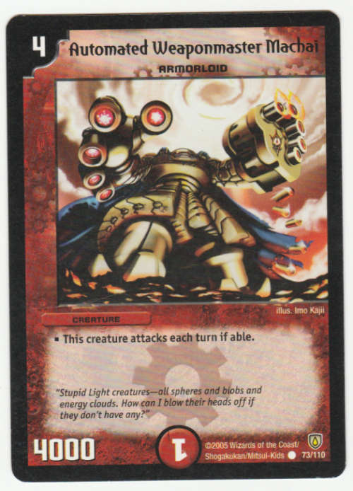 Duel Masters - Automated Weaponmaster Machai (Armorloid) - Creature