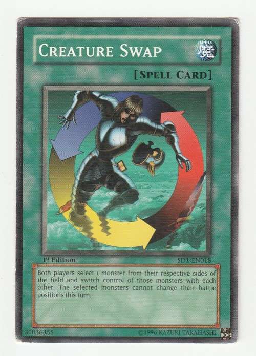 Yu-Gi-Oh! - Creature Swap - Structure Deck Dragon`s Roar (SD1-EN018) - FIRST EDITION