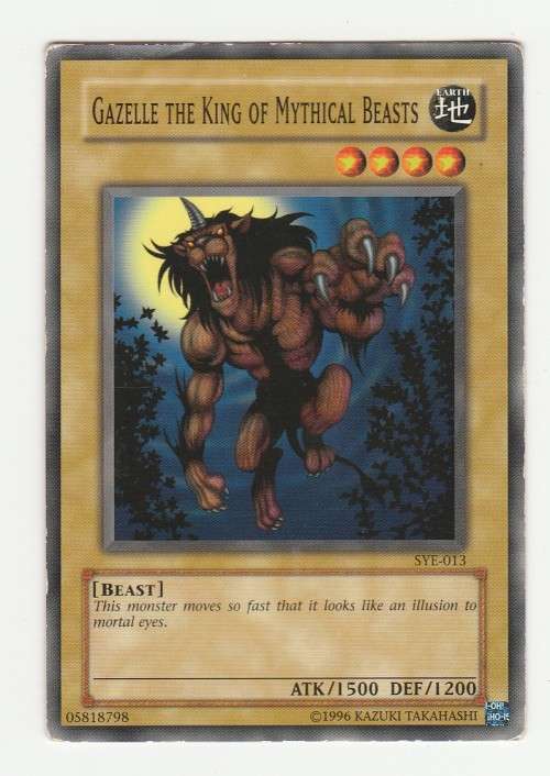 Yu-Gi-Oh! - Gazelle The King of Mystical Beasts - Starter Deck Yogi Evolution (SYE-013)