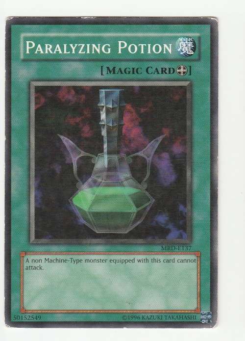 Yu-Gi-Oh! - Paralyzing Potion - Metal Raiders (MRD-E137)