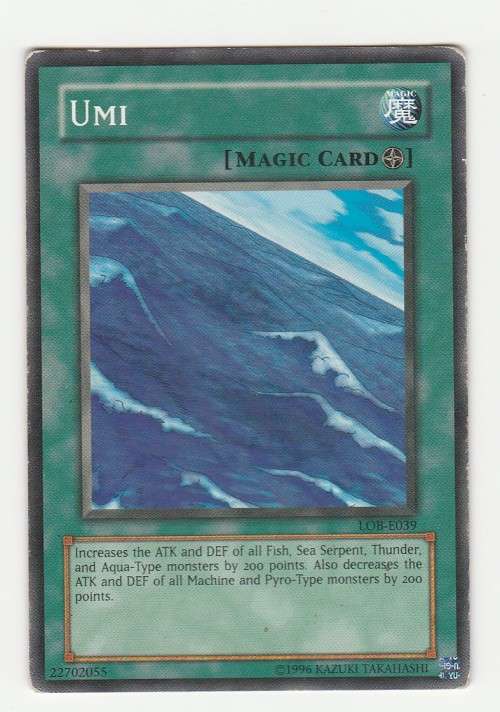 Yu-Gi-Oh! - Umi - Legend of Blue Eyes White Dragon (LOB-E039)